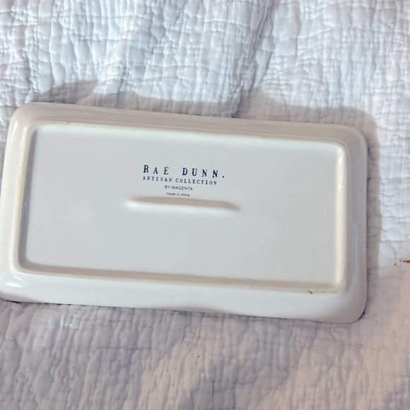 Rae Dunn Artisan Collection by Magenta Vanity Makeup ceramic brushes tray EUC - Picture 3 of 7